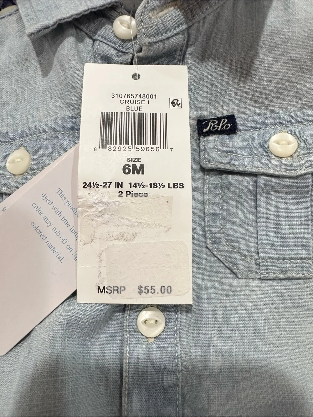 Baby Ralph Lauren Denim Look Dress